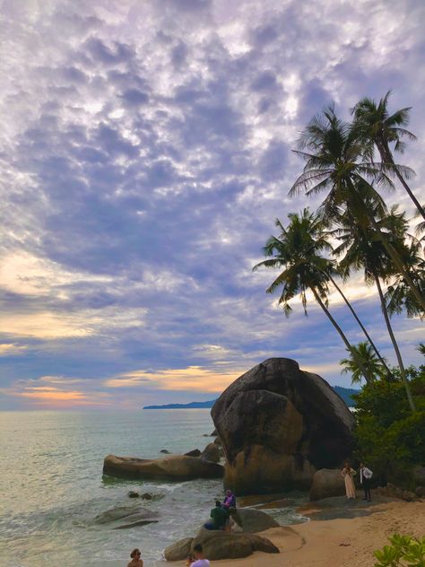 Beautiful sunset at Esen beach , Penang island Penang Island, Beach Night, Tropical Island, Tropical Islands, Landscape Photos, Beautiful Sunset, Landscape Photography, Collage, Photography