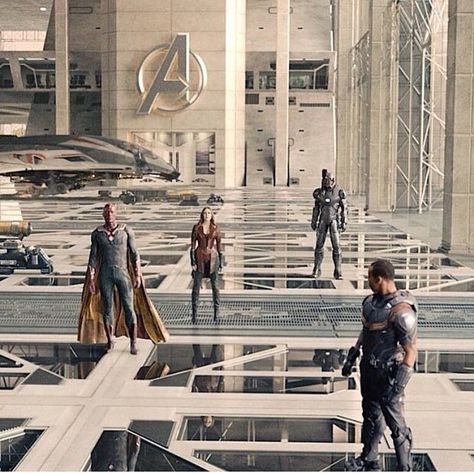 Inside the Avengers Base Dr Marvel, Marvel Wall, Carol Danvers, Marvel Photo, Peggy Carter, New Avengers, Avengers Age, Movies And Series, Age Of Ultron