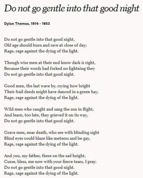 Dylan Thomas Poems, Do Not Go Gentle, Amazon Influencer, Dylan Thomas, Poetry Words, English Literature, Literary Quotes, Poem Quotes, A Poem