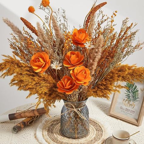 Bloomsburg Fair, Vase Dining Table, Faux Flowers In Vase, Centerpiece Coffee Table, Fall Decor Wreaths, Fall Table Centerpieces, Flowers In Vase, Fall Flower Arrangements, Fall Floral Arrangements