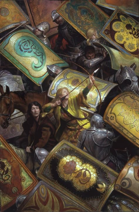 Donato Giancola, Post Facebook, Art Ancien, Battle Royal, Art Et Illustration, Medieval Art, Classical Art, Medieval Fantasy, Old Art