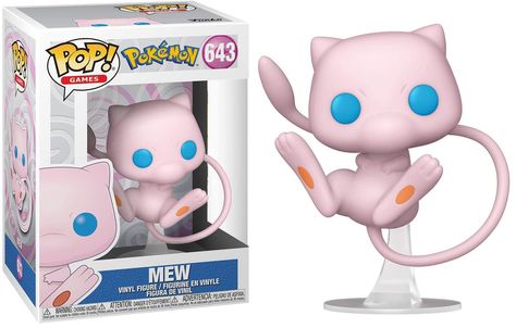 Mew Pokemon, Ash Pikachu, Pokemon Mew, Funko Pop Dolls, Funk Pop, Pokemon Charizard, Funko Pop Toys, Funko Pop Collection, Pop Games