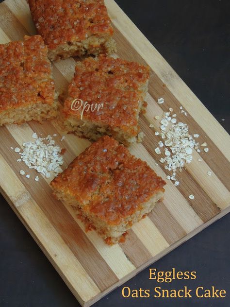 Eggless Oats Snack Cake Oats Snack, Oats Cake, Quick Nutritious Meals, Oat Cake Recipes, Vegan Salad Dressing Recipes, Vegan Patties, Easy Vegan Lunch, Delicious Salad Dressings, Eggless Cake Recipe