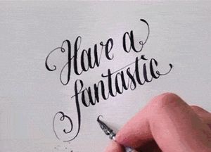 Had a go at calligraphy. Hope you enjoy (and have a fantastic day) Gorgeous Calligraphy, Fancy Writing, Calligraphy Lessons, Alphabet Templates, Creative Lettering, Calligraphy Letters, A Pen, Calligraphy Fonts, Typography Letters