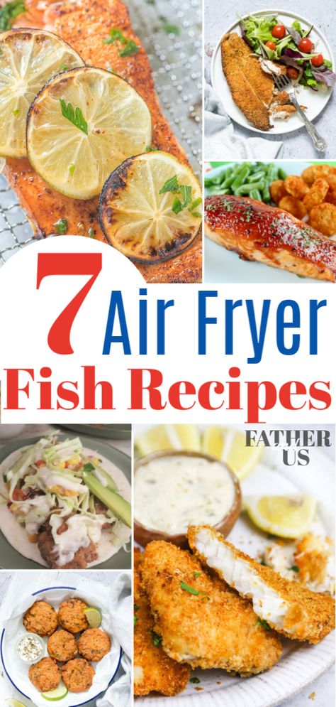 Air Fry Fish Recipe, Air Fried Fish, Fish Patties, Air Fryer Fish Recipes, Asian Fish Recipes, Air Fryer Fish, Blackened Salmon, Fish Sticks, Fried Fish Recipes