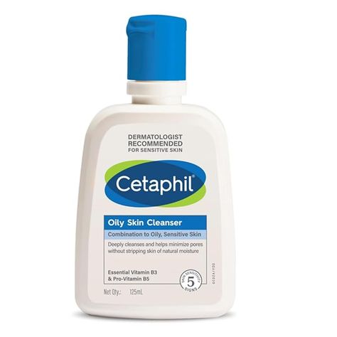 Quantity: 125ml; Item Form: Liquid
Replenishes skin lipids and moisturises the skin
pH balanced, Deep Cleansing without feeling dry
Dermatologist recommended. Formulated for teenagers and adults
Target Audience: Men & Women Cetaphil Oily Skin Cleanser, Cetaphil Oily Skin, Oily Skin Cleanser, Cetaphil Face Wash, Milk Face Wash, Oily Acne Prone Skin, Daily Face Wash, Cleanser For Oily Skin, Skin Cleanser