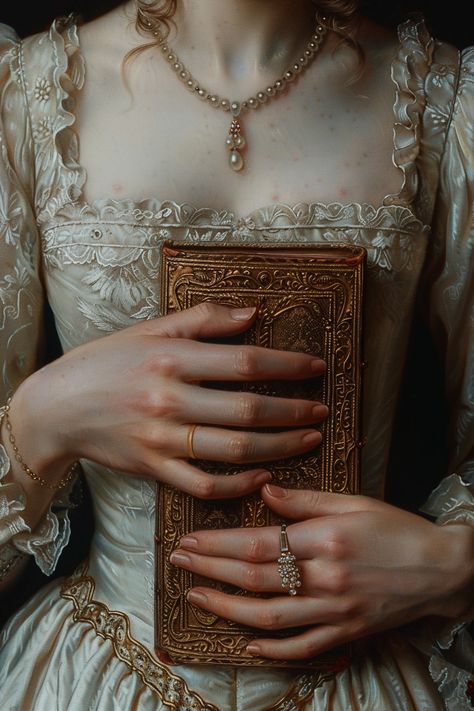 Visual showcase directed by ThetaCursed, License: CC BY-NC 4.0 Rennaisance Paintings Art, Art History Memes, Art Academia, Holding A Book, Painting Of A Woman, Incubus, Ethereal Art, Classical Art, Art Memes