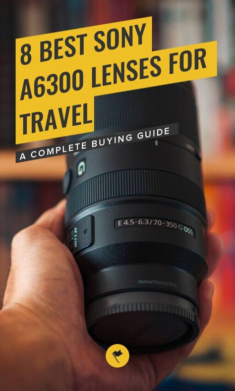 8 Best Sony a6300 Lenses for Travel to Buy in 2022 - A Complete Buying Guide- Own the Sony a6300 camera and are looking for new lenses to buy for your next travel? Look no further. From zooms to primes, here are all the best Sony a6300 lenses you can buy for whatever travel situations you might find yourself in.#travel#resources #photography Sony A6600, Sony A6300, Sony Photography, Find Yourself, Digital Nomad, Buying Guide, Travel Guides, Travel Itinerary, Camera Accessories