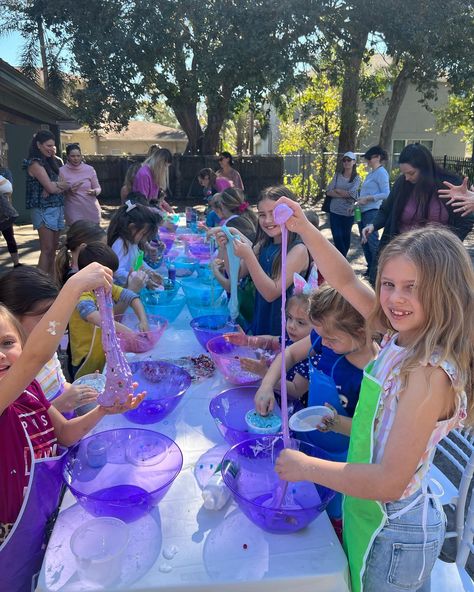 🎂 Slime-tastic Birthday Bash: Make Every Moment Unforgettable 🌟 Celebrate with a splash of color and fun! Our slime party brings joy and laughter to kids of all ages. Perfect for memorable birthdays. Dive into the gooey goodness today! #SlimeBirthday #KidsPartyMagic #JoyfulCelebrations #BirthdayFun #SlimeCrafts #PartyIdeasForKids #UnforgettableMoments #FunForAllAges #tampa #orlando #centralflorida #coastalpartyentertainment #slumberparty #kidsentertainment #kidsactivities #slimeparty Slime Birthday Party Ideas, Slime Party Ideas, Slime Station, Slime Making Party, Party Entertainment Ideas, Slime Birthday Party, Bubbly Slime, Slime Birthday, Bday Party Kids