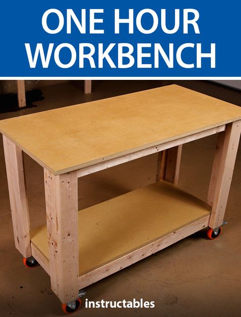 Building A Workbench, Workbench Plans Diy, Woodworking Shop Plans, Build Furniture, Woodworking Shop Layout, Woodworking Bench Plans, Woodworking Storage, Diy Workbench, Unique Woodworking