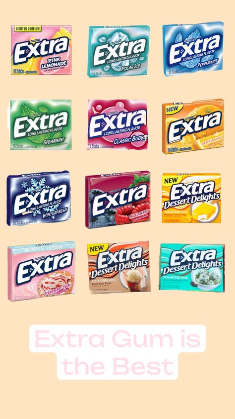 #gum#extra#thebest Extra Gum, Girly Bags, Birthday List, Blind Bags, Christmas List, Gum, Natural Hair Styles, Yummy Food, Gifts