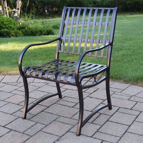 Outdoor Oakland Living Noble Wrought Iron Patio Arm Chair Wrought Iron Furniture Outdoor, Garden Chairs Ideas, Iron Furniture Outdoor, Iron Garden Chairs, Iron Garden Furniture, Wrought Iron Garden Furniture, Metal Lawn Chairs, Metal Patio Chairs, Metal Outdoor Chairs