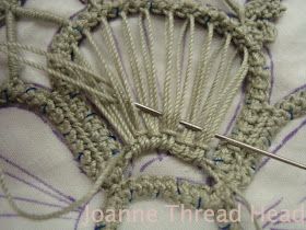 Thread Head: Intermediate Romanian Point Lace Tutorial Romanian Crochet, Romanian Point Lace, Lace Tutorial, Romanian Lace, Bruges Lace, Needle Tatting, Point Lace, Irish Lace Crochet, Brazilian Embroidery