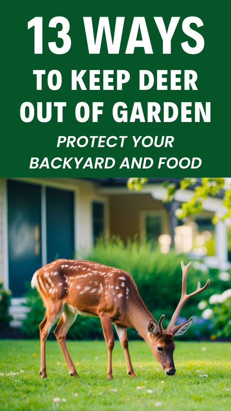 Dealing with deer in your garden? Explore effective methods to keep them out and protect your plants. From natural deterrents to tall fences. Plants Deer Hate, Tall Fences, Garden Tips, Food Source, Soil, Deer, Plants, Nature