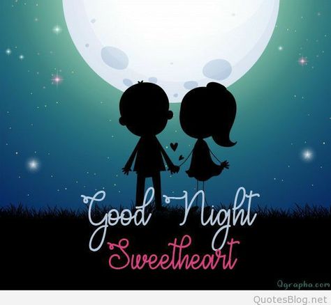 Good night, sweetheart. Good Night Romantic Couple, Couple In Moonlight, Good Night Couple, Good Night For Him, Romantic Good Night Image, Good Morning Romantic, Good Night Sweetheart, Good Night Images Hd, Night Love Quotes