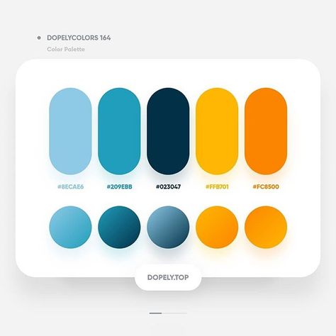 Dopely Colors #66 E97311 • F28F14 • F3AC19 • EDC814 • E8DC0C - Gradients Setting Rotation: 147° - Colors Tints Setting Opacity: 100% to… Rgb Palette, Palettes Color, Flat Color Palette, Ui Color, Gradient Color Design, Website Color Palette, Pantone Colour Palettes, Color Design Inspiration, Color Palette Design