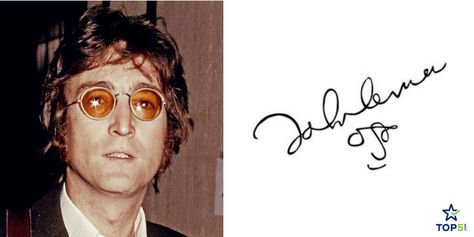 celebrity-authographs-8 Auto Graphics, John Hancock, Bad Attitude, Cool Dance, Celebrity List, John Lennon, Autograph, Rock N Roll, Wonder