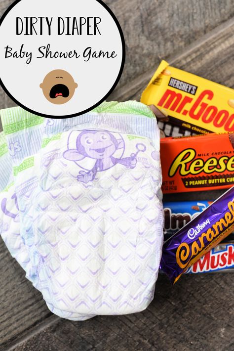 Baby Shower Poopy Diaper Game Candy Bars, Diaper Candy Bar Baby Shower Game, Chocolate Diaper Baby Shower Game, Poopy Diaper Baby Shower Game, Dirty Diaper Candy Bar Game, Guess The Poopy Diaper Game, Diaper Shower Games, Diaper Games Baby Shower Fun, Candy Bar Baby Shower Game