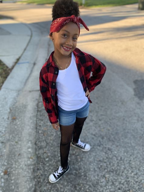 Girls Decade Day Outfit, Kids 90s Outfit Ideas Girls Diy, Favorite Decade Day Outfit, Kids Decade Day Outfits, 90s Day At School, 90s Decade Day Spirit Week, Decades Day Outfits For Boys, Decade Day Outfits, Easy Decades Day Outfits