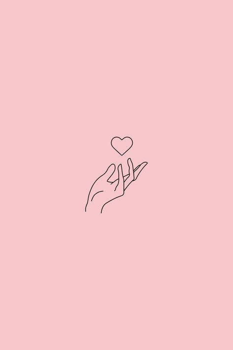 Selflove Icon - available on Creative Market 💕 | Self love ... Colours Of Love, Love Shape Aesthetic, Love Line Tattoo, Drawing Self Love, Self Love Symbol, Peace Sign Tattoos, Simple Heart Tattoos, Love Symbol Tattoos, Love Icon