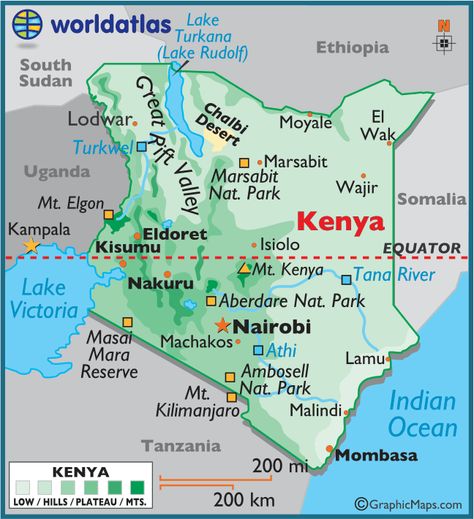 Kenya Large Color Map Map Of Kenya, Serengeti Safari, Travel Kenya, Africa Outline, Nairobi City, Temple Thailand, Kenya Nairobi, Maps Of The World, Country Facts