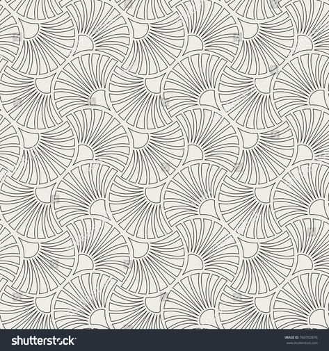 Art Deco Seamless Pattern. Geometric Floral decorative texture. Vector Leaves stylish background. Abstract sea shell illustration. #Ad , #Sponsored, #Floral#Geometric#texture#decorative Sea Shell Illustration, Shell Illustration, Shell Texture, Decorative Texture, Stylish Background, Geometric Texture, Geometric Textures, Business Card Ideas, Leaves Vector