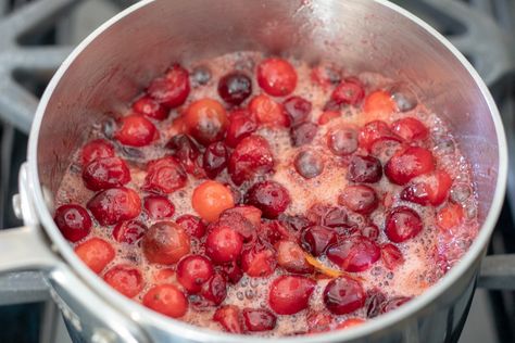 Sweet Orange Ricotta With Cranberry Compote | My Quiet Kitchen Cranberry Custard, Cranberry Butter Recipe, Cranberry Recipes Dessert, Orange Sauce Recipe, Cranberry Butter, Cranberry Orange Sauce, Cranberry Dessert, Cranberry Compote, Canned Cranberry Sauce