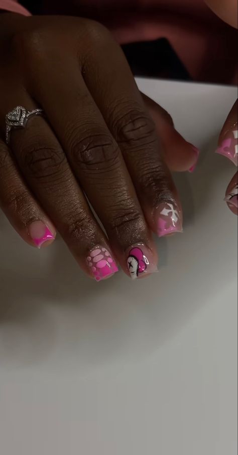 Short Press On Nails For Kids, Cute Nails For Ten Year Olds, Nails Acrylic For 10-12, Beginner Acrylic Nail Designs, Matching Nails With Best Friend Short, Valentine Nail Inspo Short, Nail Designs For 10 Year, Short Nails For 10 Year, Short Cute Gel Nails