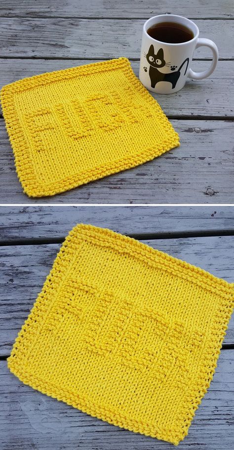 Wash Cloth Knitting Pattern, Knitting Patterns Free Dishcloth, Knitted Dishcloths Free Patterns Cotton, Free Knit Washcloth Pattern, Dishcloth Knitting Patterns Free, Knitted Dish Cloths, Dish Cloths Knitting Patterns, Knit Dish Cloth Pattern, Crochet Swear Words