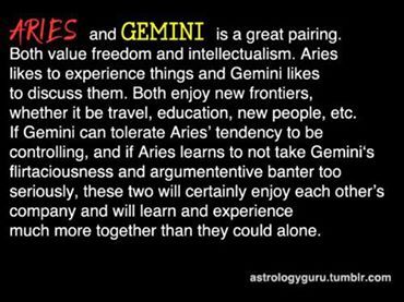 Aries and Gemini... My best friend is an Aries and this is so true :D Gemini X Aries, Aries X Gemini Couple, Gemini And Aries Best Friends, Aries Man And Gemini Woman, Gemini Aries Compatibility, Aries And Gemini Friendship, Aries And Libra Friendship, Gemini And Aries, Aries Compatibility