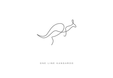 Kangaroo easy one line draw tiny tattoo animal cute sketch One Line Kangaroo Tattoo, Kangaroo Tattoo Ideas, Tattoos Australia Ideas, Simple Kookaburra Tattoo, Kangaroo Outline Tattoo, Fine Line Kangaroo Tattoo, Simple Kangaroo Tattoo, Kangaroo Line Drawing, Capybara Tattoo Simple