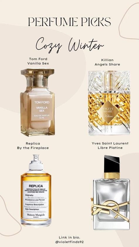 Her winter’s pick for Parfums Best Winter Perfumes For Women, Winter Perfume For Women, Cozy Perfume, Christmas Perfume, Cozy Scents, Kate Spade Perfume, Fall Perfume, Movado Watches, Winter Perfume