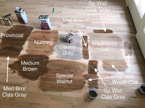 Provincial Stain On White Oak, Hardwood Floor Stains, Red Oak Hardwood Floors Stains, Stain On White Oak, Duraseal Stain, Red Oak Wood Floors, Hardwood Floor Stain Colors, Oak Floor Stains, Floor Stain Colors