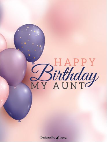 A special aunt deserves a special birthday card. No matter how far apart you may be in miles, this beautiful birthday card, complete with a charming floral flourish, will bring you closer together while putting a bright spot in her day. Happy Birthday Aunt From Niece, Happy Birthday Aunt Images, Ppt Wallpaper, Birthday Wishes For Aunt, Birthday Card For Aunt, Birthday Aunt, Happy Birthday Auntie, Happy Birthday Aunt, Happy Birthday Wishes Pics