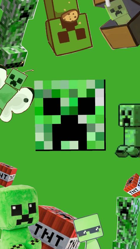 Creeper Minecraft Wallpaper, Creeper Minecraft, Minecraft Wallpaper, Cool Minecraft, Phone Screens, Wallpaper Pc, Creepers, Phone Screen, Minecraft