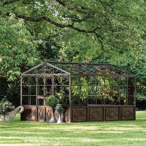 Architectural Decor & Antique Relic Recreations | TheAlleyEx.com Tagged "Greenhouse" - The Alley Exchange, Inc Victorian Greenhouses, Park Hill Collection, Home Greenhouse, Backyard Greenhouse, Greenhouse Wedding, Greenhouse Kit, Greenhouse Plans, Swinging Doors, Glass Installation