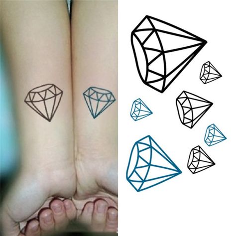 Diamond Tattoo on Neck - 20+ Diamond Tattoos <3 <3 Diamond Finger Tattoo, Poker Tattoo, Diamond Tattoo Designs, Diamond Tattoo, Diamond Tattoos, Muster Tattoos, Fresh Tattoo, Diy Tattoo, Pattern Tattoo