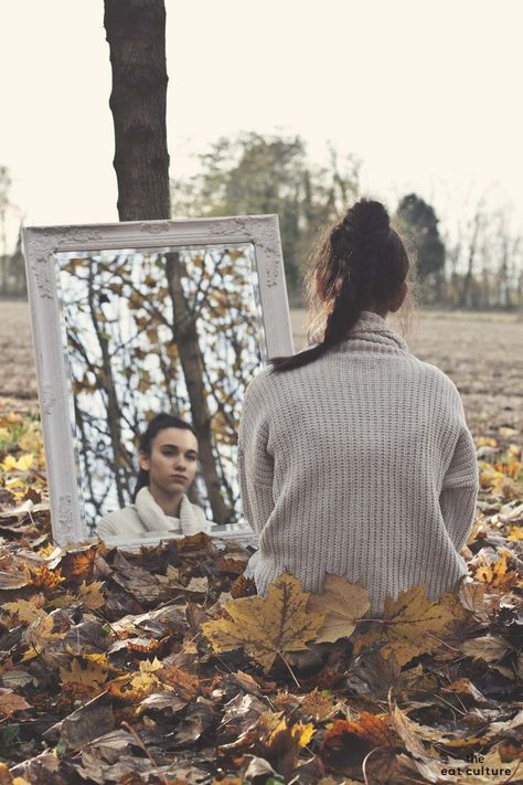 One day I looked at the mirror. There was a reflection of my childood dremas in it. Reflection Photographers, Solar Eclipse Photo, My Ex Boyfriend, Mirror Illustration, Reflection Pictures, Narrative Photography, Mirror Photography, Reflection Photos, Reflection Painting