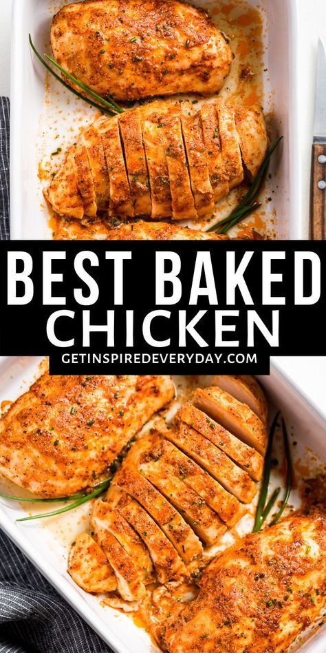 Dinner Recipes For Family No Dairy, Gluten Free Chicken Breast Recipes, Dorm Meals, Chicken Recipes Dairy Free, The Best Baked Chicken, Gut Protocol, Best Baked Chicken, Simple Sides, Baked Chicken Breasts