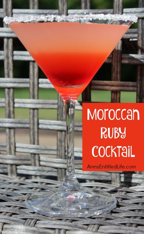 Arabic Cocktail, Grapefruit Vodka Drinks, Grapefruit Vodka, Vodka Recipes Drinks, Ruby Cocktail, Summer Vodka Cocktails, Adult Beverages Recipes, Drinks Ideas, Moroccan Dishes