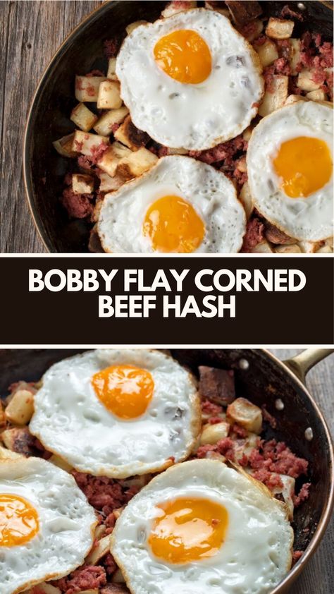 Bobby Flay Corned Beef Hash recipe includes boiled red-skinned potatoes, diced corned beef, and savory spices. It takes 15 minutes to prepare and 25 minutes to cook, serving four. Green Chile Sauce Recipe, Corn Beef Hash, Beef Hash Recipe, Corned Beef Hash Recipe, Boneless Leg Of Lamb, Canned Corned Beef, Bobby Flay Recipes, Cooking Corned Beef, Creamed Kale