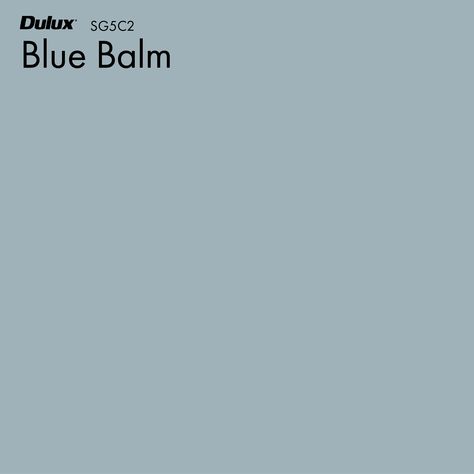 Blue BalmDulux - Style Sourcebook Dulux Blue Grey Paint, Dulux Blue, Style Sourcebook, Paint Color Swatches, Small Ensuite, Floor Paint Colors, Blue Gray Paint Colors, Bathroom Niche, Blue Gray Paint