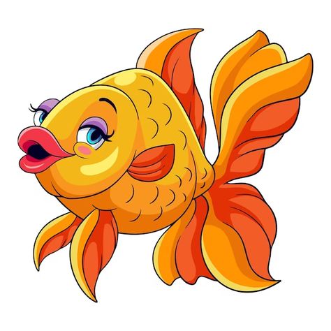 Cartoon Goldfish Images - Free Download on Freepik Drawing Aquarium, Aesthetic Goldfish, Goldfish Cartoon, Cartoon Goldfish, Fish Aesthetic, Pet Goldfish, Cartoon Sea Animals, Fish Drawing, Stickers Cartoon