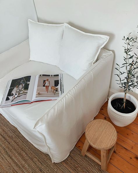 EM on Instagram: “feels like I’m sitting on a cloud ☁️🤍 so in love with my new custom made armchair from @craftedfurnituresydney I recently visited their…” Minimalist Apartment, Small Room, So In Love, Room Aesthetic, Kotatsu Table, Home Furniture, In Love, Custom Made, Apartment