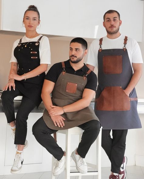 Personalized Apron For Men And Women Upgrade your kitchen or workshop attire with this high-quality, custom-made apron. Crafted from heavy-duty washed 100% cotton canvas, this apron is built to last and features genuine leather straps that add style and durability. #apron #apronstyle #apronlove #chef #food #bartender #newyork #giftideas Personalized Apron, Apron For Men, Chef Food, Aprons For Men, Personalized Aprons, Kitchen Apron, Kitchen Aprons, Cotton Canvas, Leather Straps