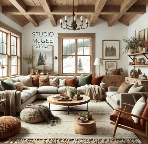 European Hunting Lodge Decor, Modern Cabin Home Decor, Rustic Cabin Aesthetic, Lake Cabin Interiors, Accent Wall Paint Colors, Boho Cabin, Modern Cabin Decor, Hunting Lodge Decor, Cabin Interior Design