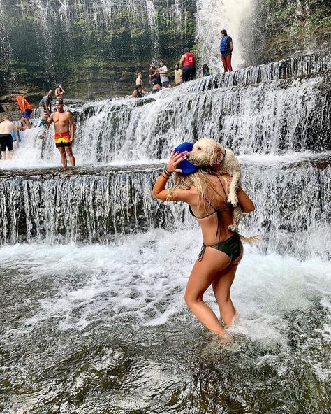 Let Fido Splash Around After a Pet-Friendly Waterfall Hike in Cummins Falls State Park. Shivanasamudra Falls, Cummins Falls State Park, Multnomah Falls Lodge, Lundbreck Falls, Petit Jean State Park, Niagara Falls State Park, Starved Rock State Park, Blackwater Falls State Park, Chattahoochee National Forest