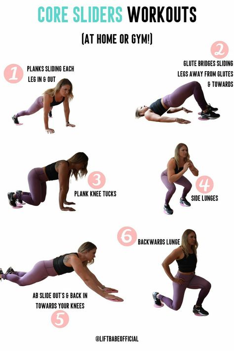 Slider Workouts, Core Slider Workout, Reduce Belly Fat Workout, Slider Exercises, Exercise Challenge, Mommy Workout, Glute Workout, Waist Workout, Exercise Equipment