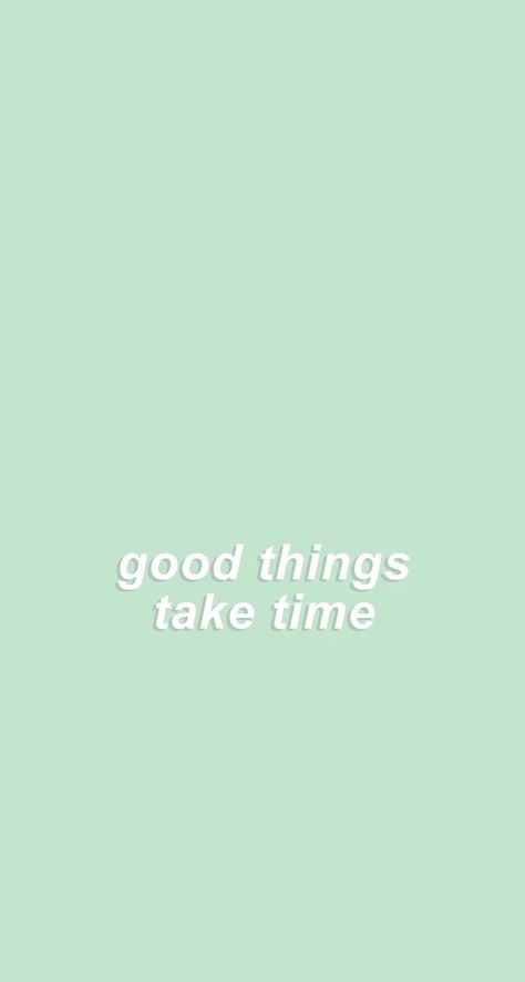 for more HQ green aesthetic wallpapers, color palettes, and inspo click through to our post! Pastel Quotes, Mint Aesthetic, Mint Green Wallpaper, Green Quotes, Mint Green Aesthetic, Things Take Time, Good Things Take Time, Green Wallpaper, Take Time