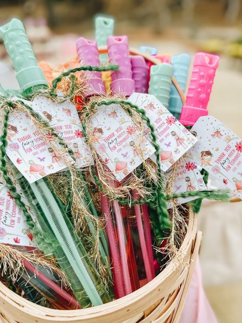 Fairy Scavenger Hunt, Garden Fairy Party, Candy Bar Comunion, Fairy Theme Birthday Party, Fairy Theme Party, Fairy Garden Birthday Party, Fairy Tea Parties, Fifth Birthday, Fairy Garden Party